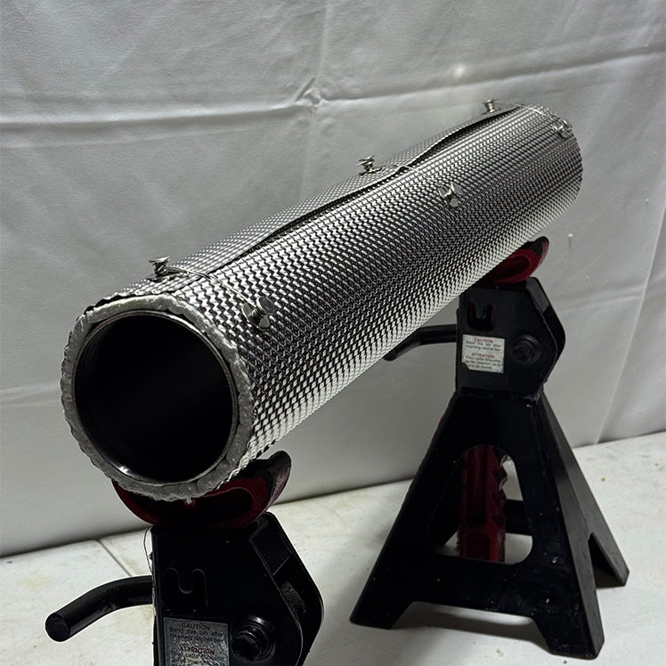 Anchored Pipe Heat Shield