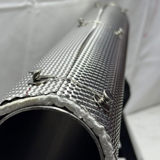 Anchored Pipe Heat Shield